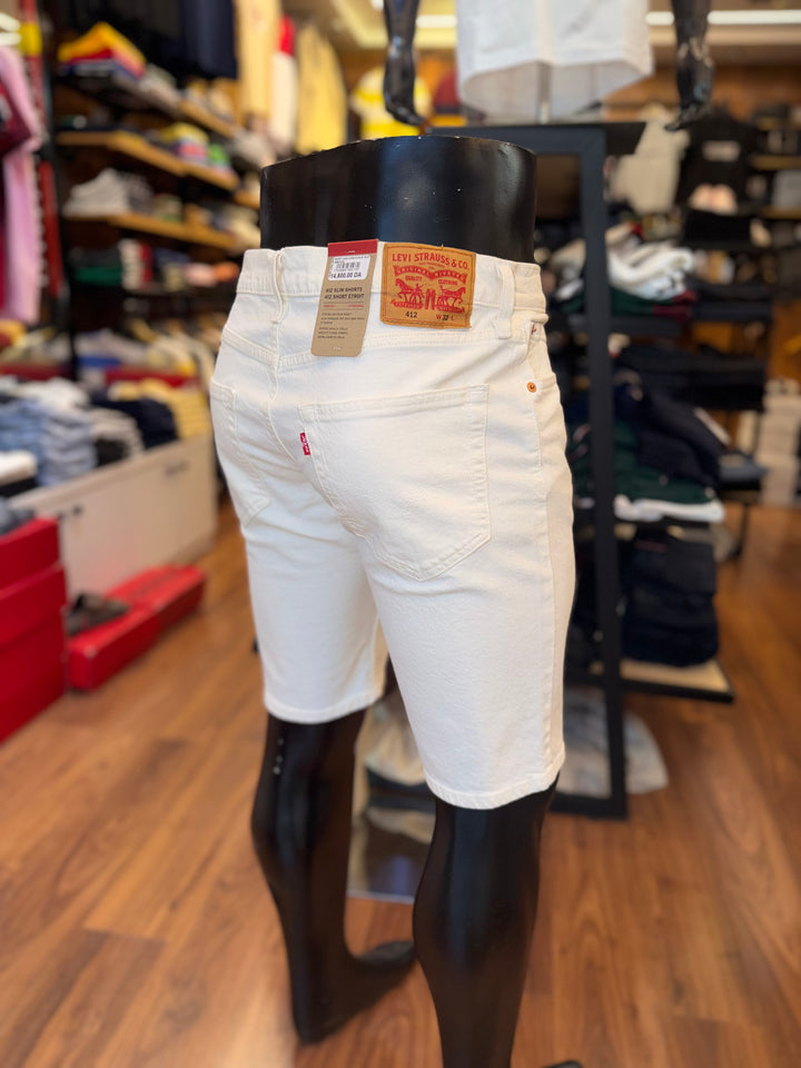 Short en jean Levi’s blanc