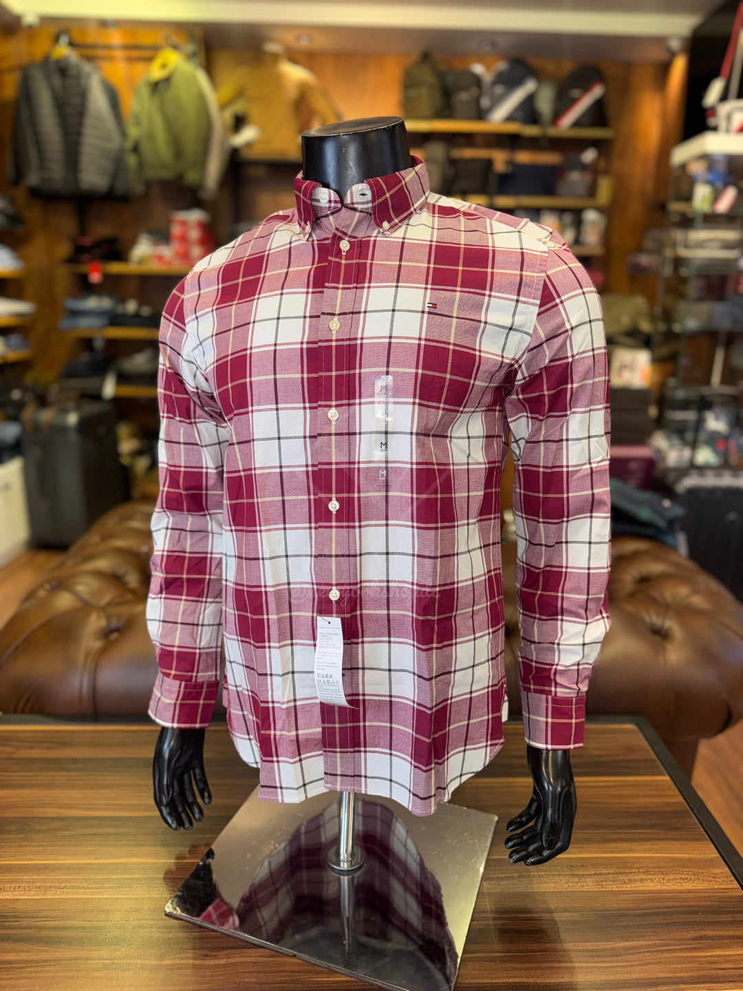 Chemise Tommy à carreaux coupe Regular fit jb606