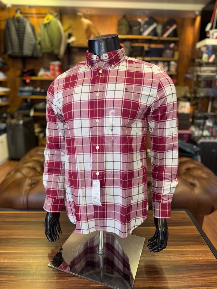 Chemise Tommy à carreaux coupe Regular fit jb606