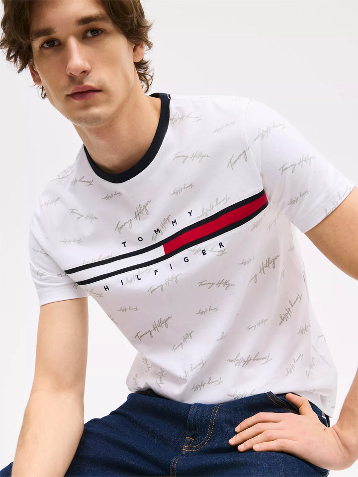 T-shirt Tommy Hilfiger monogramme
