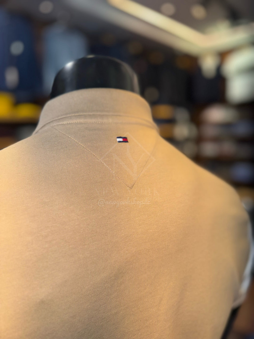 Polo Tommy Hilifiger monotype à blocs de couleur