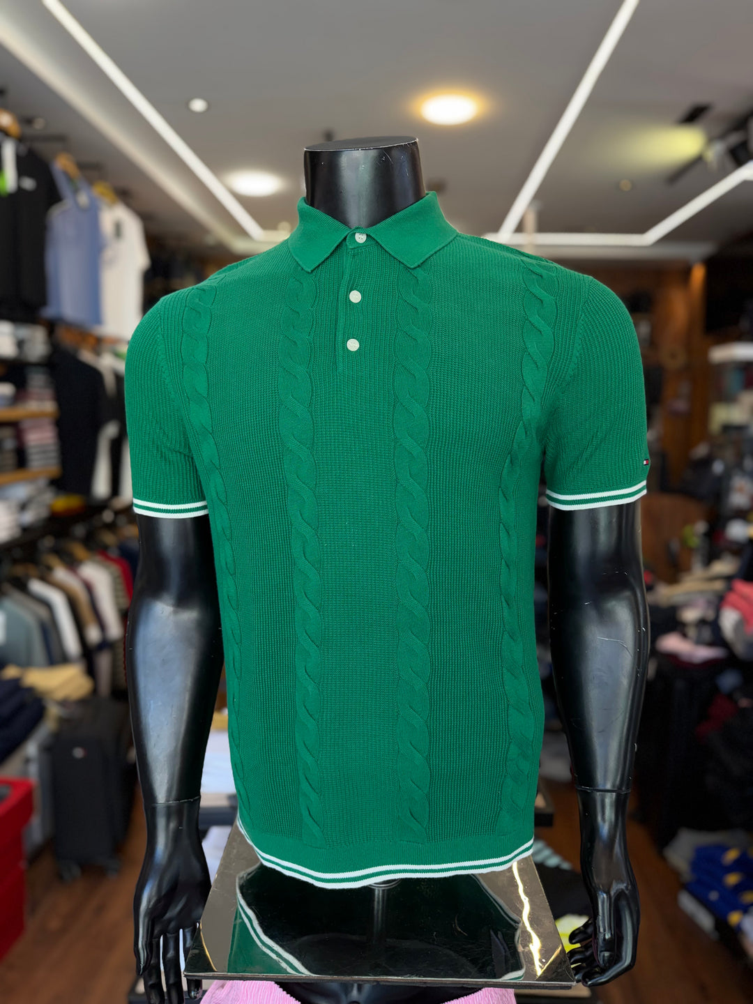 Polo Tommy Hilfiger torsadé