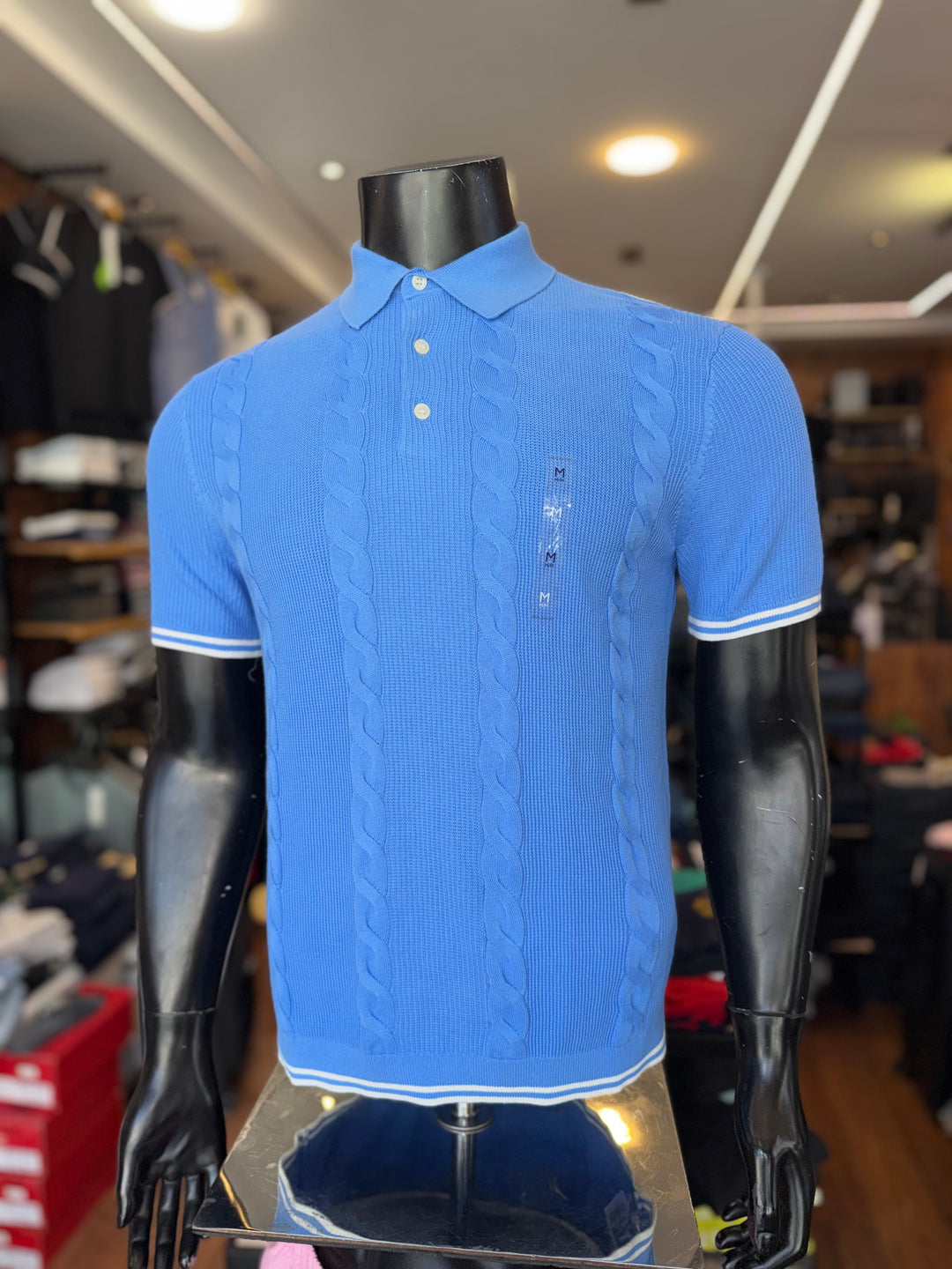 Polo Tommy Hilfiger torsadé