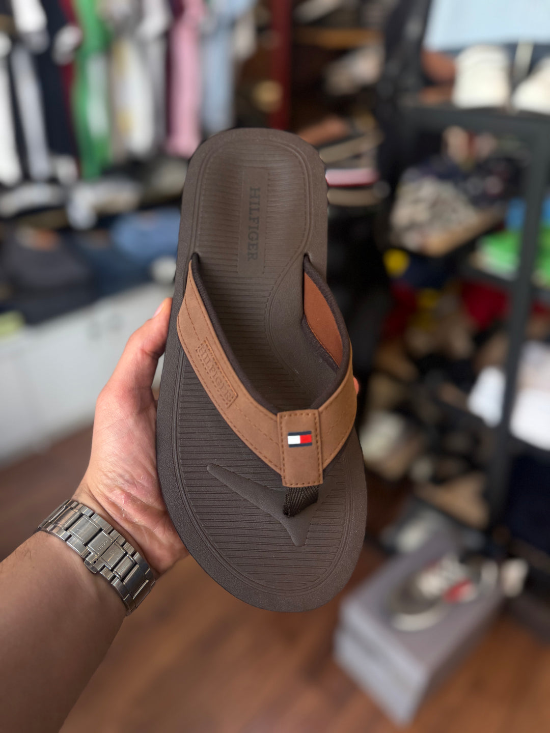 Claquette th marron