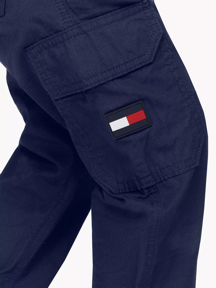 Pantalon cargo Tommy Hilfiger pour garçons à finition lisse