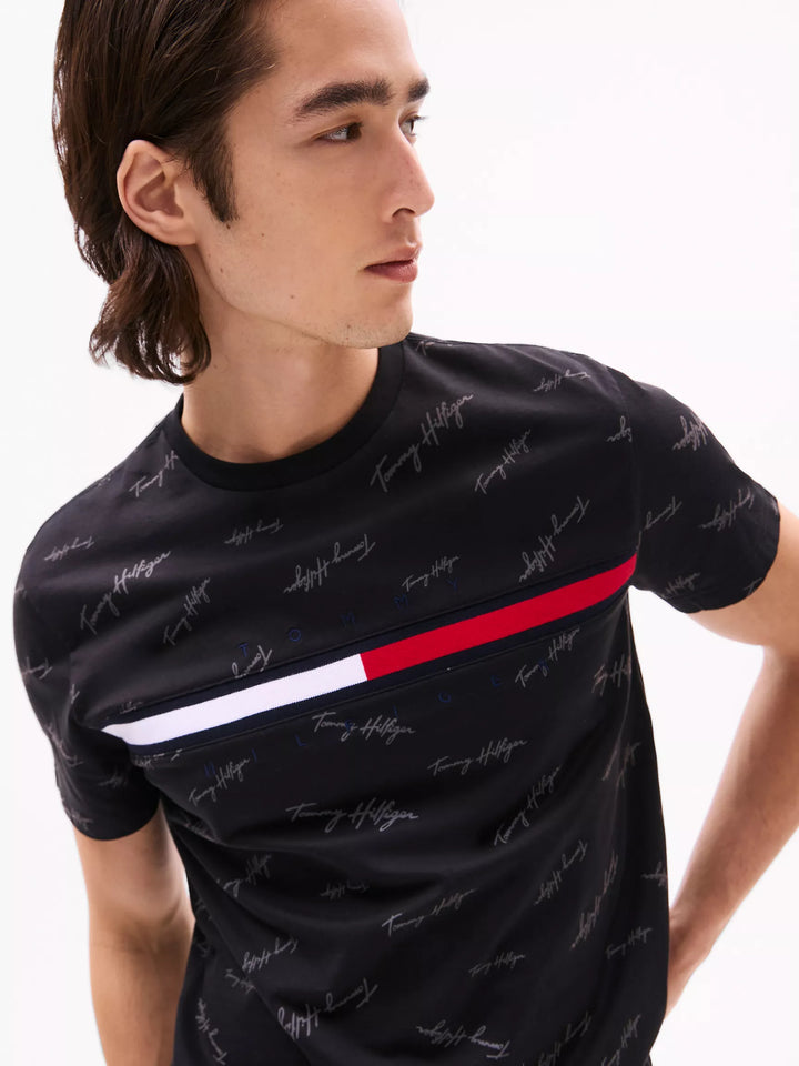 T-shirt Tommy Hilfiger monogramme
