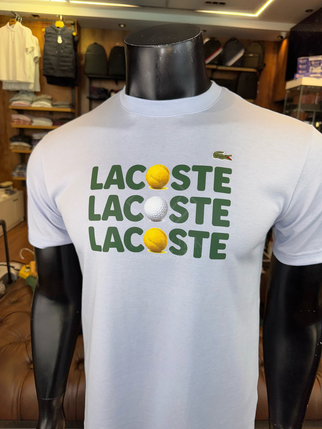 T-shirt Lacoste relaxed fit en cotton balles de tennis