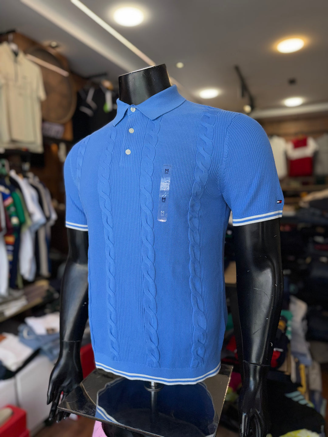 Polo Tommy Hilfiger torsadé