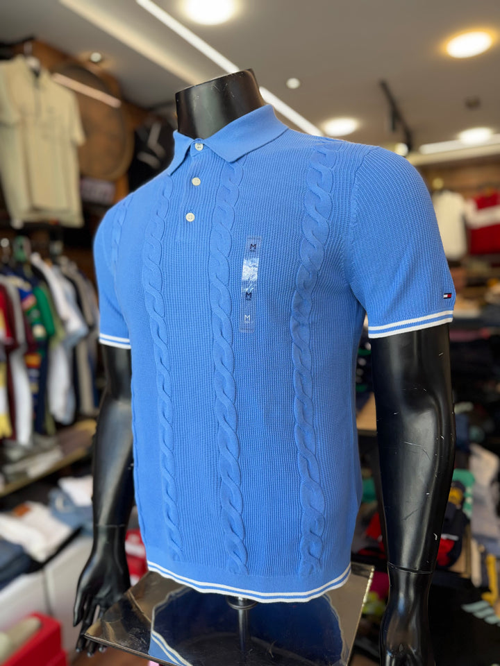 Polo Tommy Hilfiger torsadé