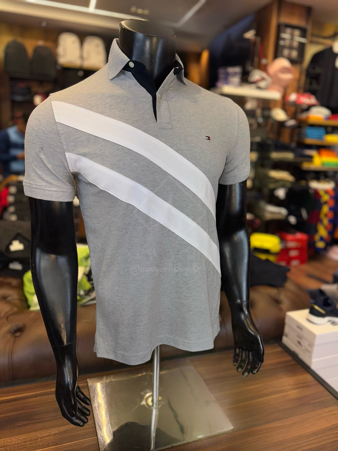 Polo Tommy Hilfiger Regular fit banner stripe
