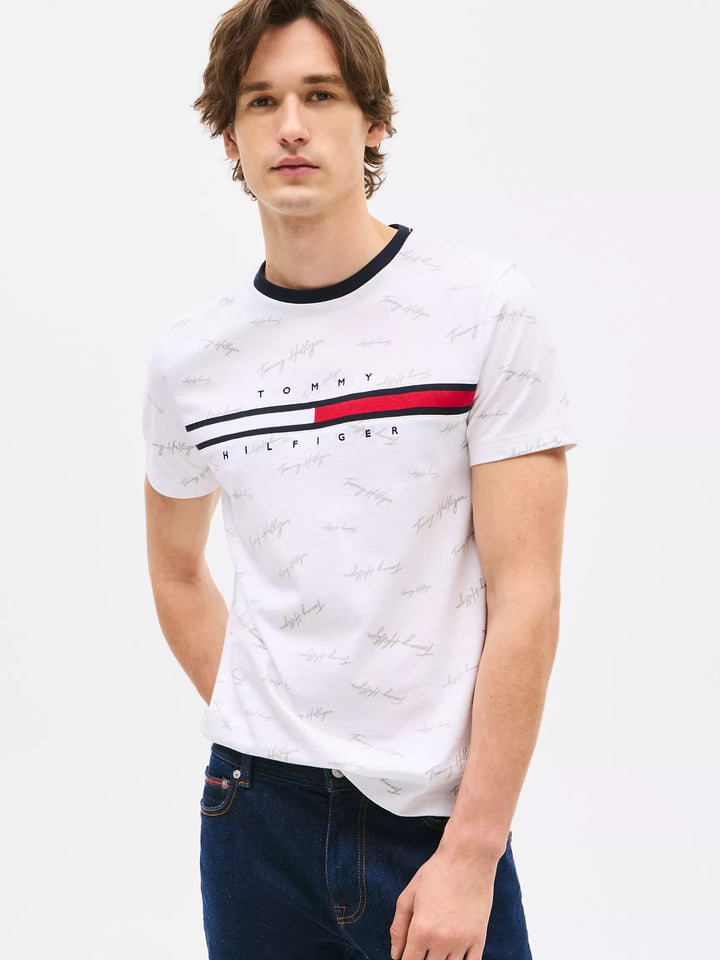 T-shirt Tommy Hilfiger monogramme