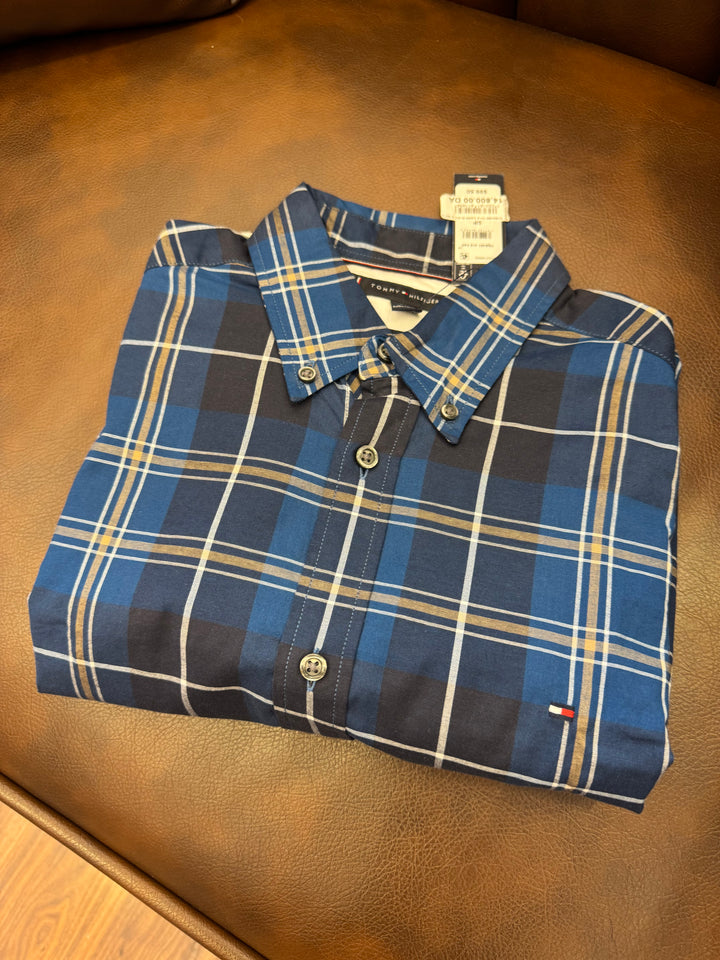 Chemise à carreaux THFlex Slim Fit