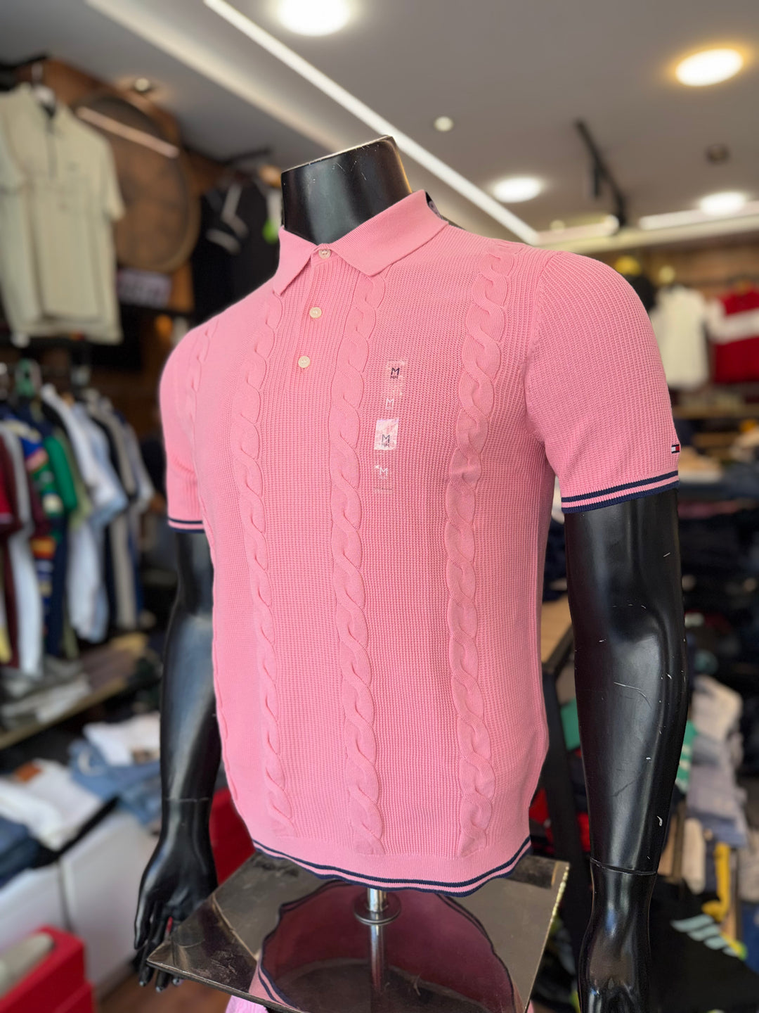 Polo Tommy Hilfiger torsadé