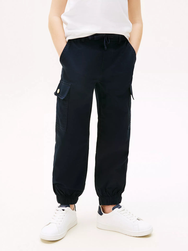 Pantalon cargo  fillette bleu marine  Tommy Hilfiger