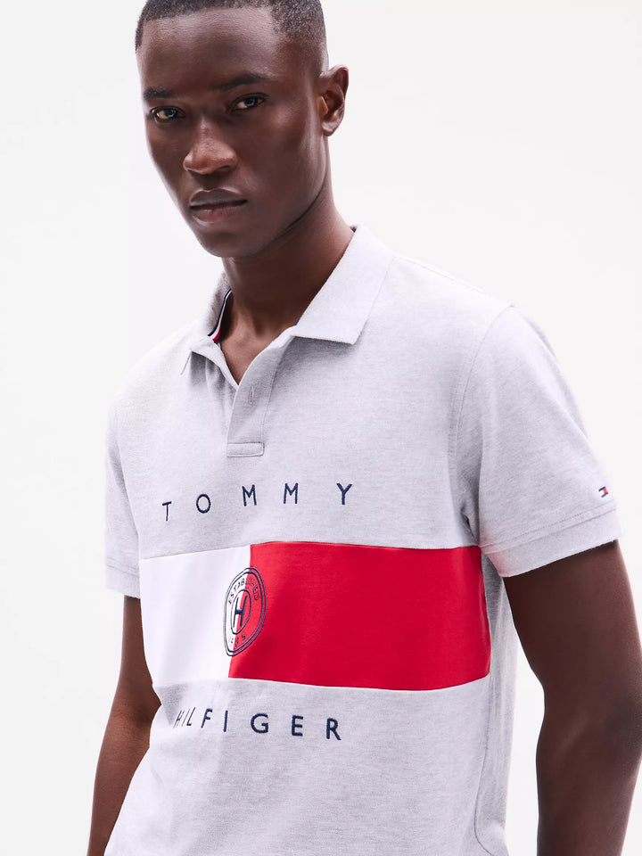 Regular Fit Flag Stripe Polo