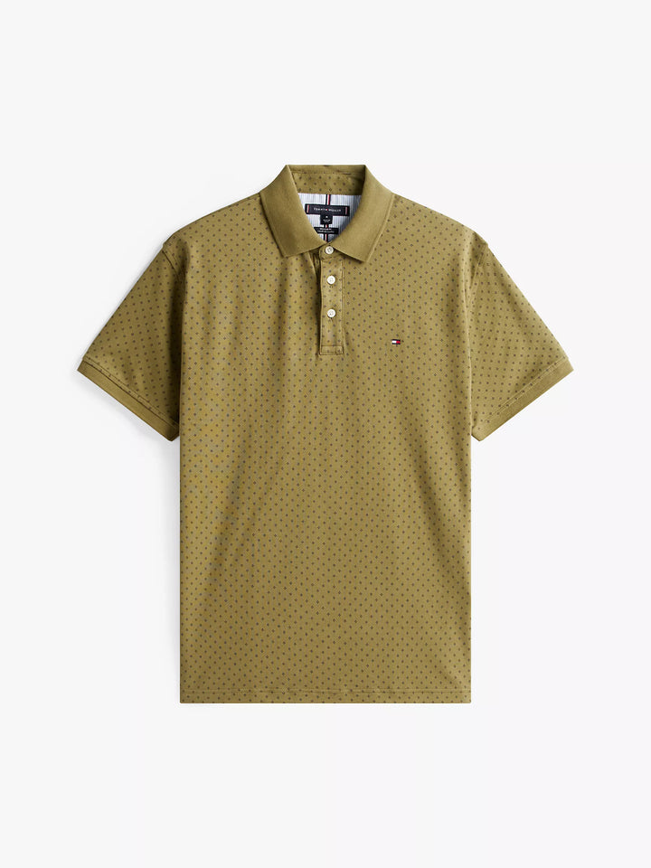 Polo Tommy Hilfiger à pois entrecroisé