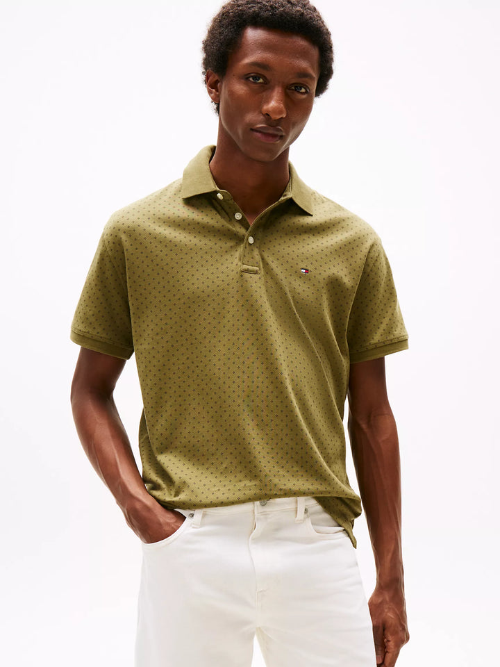 Polo Tommy Hilfiger à pois entrecroisé