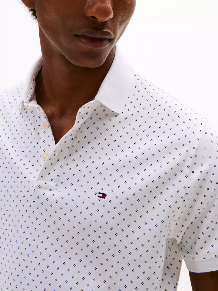 Polo Tommy Hilfiger à pois entrecroisé