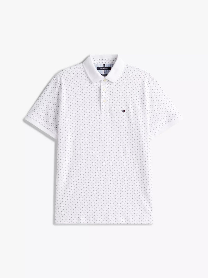 Polo Tommy Hilfiger à pois entrecroisé